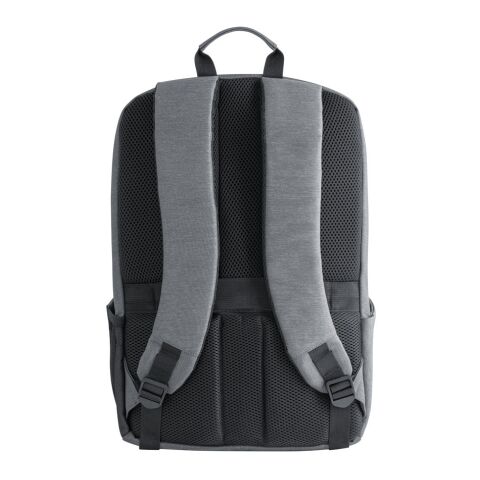BROOKLYN. Wasserdichter Laptop-Rucksack 15&#039;&#039; aus 2Tone-Nylon Hellgrau | ohne Werbeanbringung