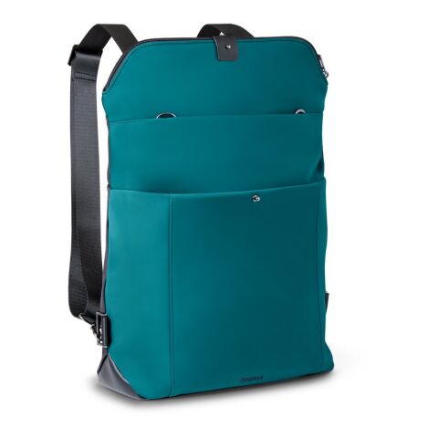 ROVER BACKPACK II. Rucksack aus Stoff und PU Petrol | ohne Werbeanbringung | Nicht verfügbar | Nicht verfügbar | Nicht verfügbar