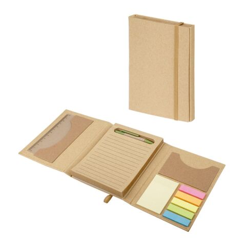 ELIOT. Büro-Set Beige | Blau | ohne Werbeanbringung | Liniert