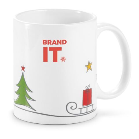 ANCELLE. Weihnachtliche Tasse Weiss | ohne Werbeanbringung | Nicht verfügbar | Nicht verfügbar | Nicht verfügbar