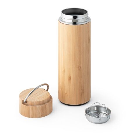 SOW. Thermoskanne aus Bambus und Edelstahl 440 ml Natur | ohne Werbeanbringung | Nicht verfügbar | Nicht verfügbar | Nicht verfügbar