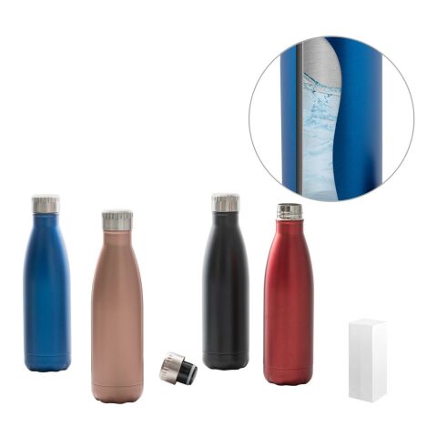 SHOW SATIN. Trinkflasche aus Edelstahl 540ml Schwarz | ohne Werbeanbringung