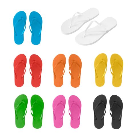 MAUPITI S / M. Bequeme Pantoffeln mit PE-Sohle und PVC-Riemen Rosa | ohne Werbeanbringung