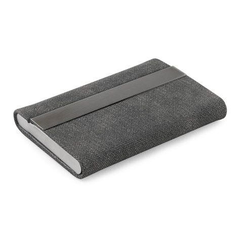 VAUGHN. Set bestehend aus einem Kartenhalter und einem Schlüsselhalter Dunkelgrau | ohne Werbeanbringung | Nicht verfügbar | Nicht verfügbar | Nicht verfügbar