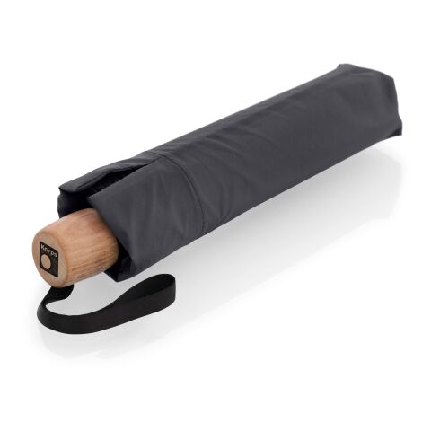 Knirps Timber manual dark grey | ohne Werbeanbringung | ohne Werbeanbringung