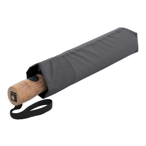 Knirps Timber duomatic dark grey | ohne Werbeanbringung | ohne Werbeanbringung