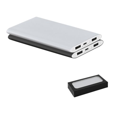 NOBEL. Powerbank 7&#039;200 mAh aus Recyceltes Aluminium (100 % rAL) Schwarz | ohne Werbeanbringung