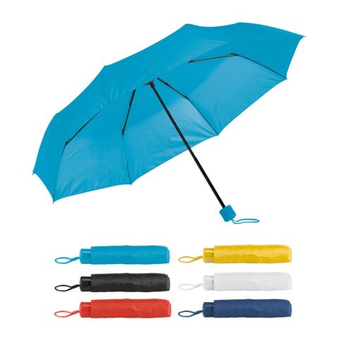 MARIA. Taschenschirm aus 190T-Polyester Schwarz | ohne Werbeanbringung