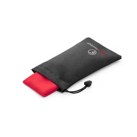 BERNAL. Sporthandtuch aus recyceltem Polyester Schwarz | ohne Werbeanbringung | Nicht verfügbar | Nicht verfügbar | Nicht verfügbar