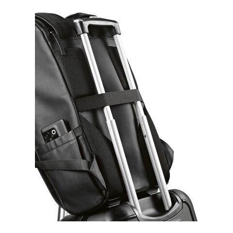 Lisbon 20L Rucksack aus rPU. Laptops bis 15.6&quot; Schwarz | ohne Werbeanbringung | Nicht verfügbar | Nicht verfügbar | Nicht verfügbar