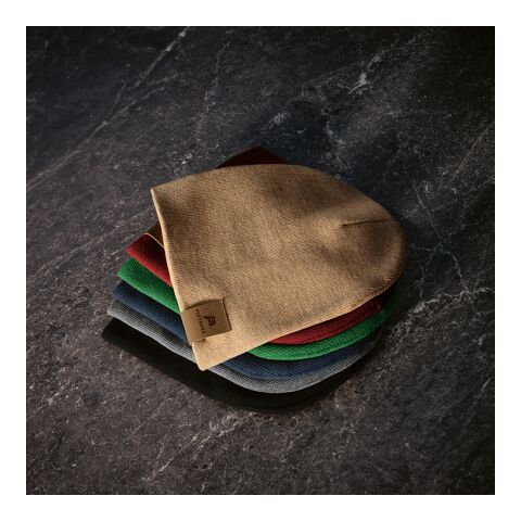 Marley Mütze aus rPET. Mit personalisierbarem Aufnäher Kamel | ohne Werbeanbringung | Nicht verfügbar | Nicht verfügbar | Nicht verfügbar