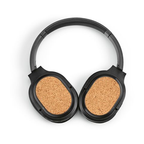 Faraday Kopfhörer aus rABS und Kork, 400 mAh. 8 Stunden Wiedergabezeit Schwarz | ohne Werbeanbringung | Nicht verfügbar | Nicht verfügbar | Nicht verfügbar