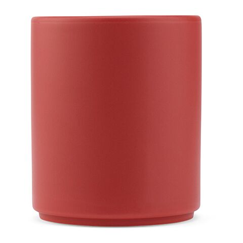 Tiber 250 Tasse aus Kermaik, 240ml. Matte Oberfläche Mattrot