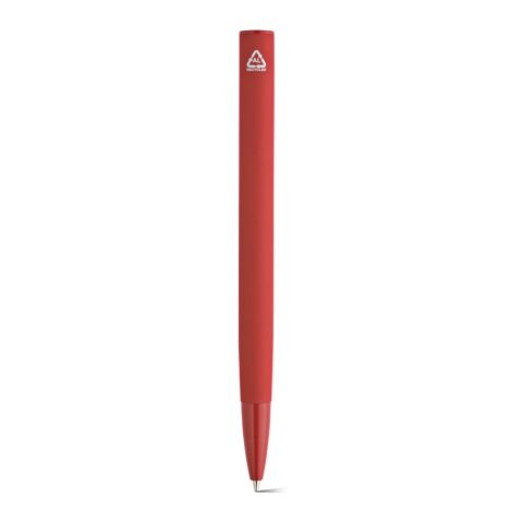 Svevo Kugelschreiber aus recy. Aluminium, blau, Dokumental®-Tinte 0,7km Rot