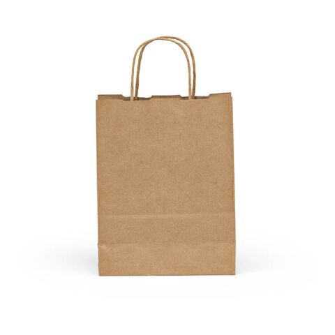 Vesuvio S braune FSC®-Kraftpapiertasche aus Recyclingpapier, 115g/m² Beige | ohne Werbeanbringung | Nicht verfügbar | Nicht verfügbar | Nicht verfügbar