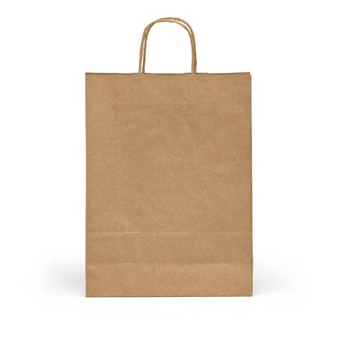 Vesuvio M braune FSC®-Kraftpapiertasche aus Recyclingpapier, 115g/m² Beige | ohne Werbeanbringung | Nicht verfügbar | Nicht verfügbar | Nicht verfügbar