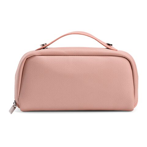 Macao 3,5L Kulturtasche aus recy.Leder. Mit Zipper und Tragegriff Rosa | ohne Werbeanbringung | Nicht verfügbar | Nicht verfügbar | Nicht verfügbar