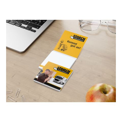 Haftnotizblock Cover Karton Format mittel Karton-Umschlag ohne Werbeanbringung | ohne Werbeanbringung | ohne Werbeanbringung | 72 × 72&nbsp;mm / individuell | glänzend