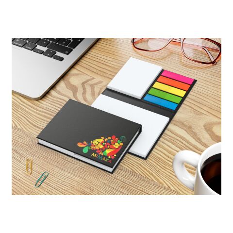 Haftnotiz-Set London Innenteil schwarz 50/50 Haftzettel 105 × 78 mm | Nicht verfügbar | Nicht verfügbar | Nicht verfügbar | Nicht verfügbar | ohne Werbeanbringung | weiß | glänzend