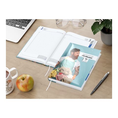 Tageskalender Manager Monatsregister Mo.–So. je 1 Seite Papier-Hardcover DIN A5 | ohne Werbeanbringung | glänzend