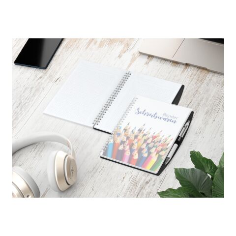 Notizbuch Spiralbindung Pen-Book Stiftschlaufe Titel individuell bedruckt DIN A5 | Winkelkaro