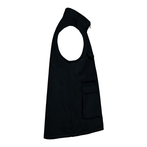 Gefütterte Unisex-Weste aus Baumwoll-Polyester-Mischgewebe, 430 g/m² schwarz | M | Nicht verfügbar | Nicht verfügbar | Nicht verfügbar