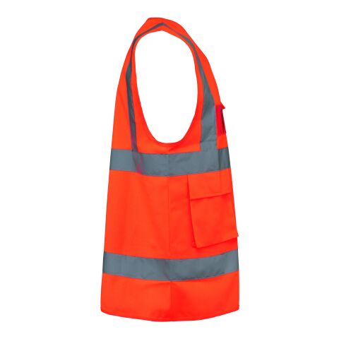 Warnweste mit Reißverschluss, 120 g/m² orange | S | Nicht verfügbar | Nicht verfügbar