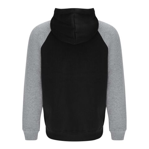 Badet zweifarbiger Kapuzenpullover für Kinder  Standard | schwarz-heather grau | 11/12 | ohne Werbeanbringung | Nicht verfügbar | Nicht verfügbar | Nicht verfügbar