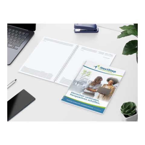 Notizbuch Spiralbindung orgaLine Meeting Notizen Prioritäten To-dos A4+ (225 × 297 mm) | ohne Werbeanbringung