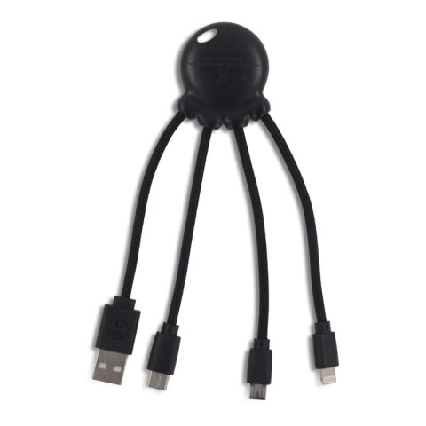 2087 | Xoopar Octopus Charging cable Schwarz | ohne Werbeanbringung | Nicht verfügbar | Nicht verfügbar | Nicht verfügbar