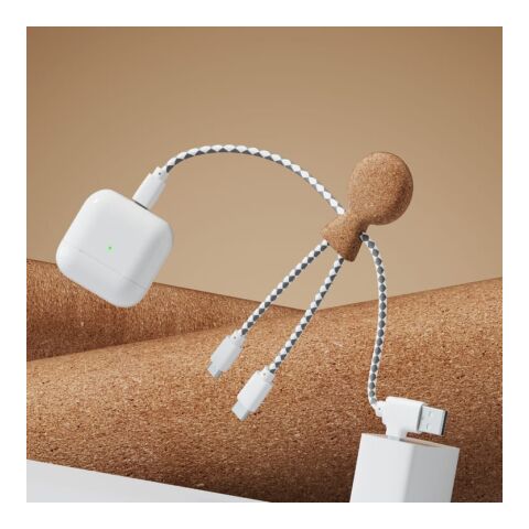 Xoopar Mr. Bio Cork Charging Cable Natur | ohne Werbeanbringung | Nicht verfügbar | Nicht verfügbar | Nicht verfügbar