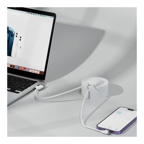 Xoopar Ice-C GRS Charging cable Weiss | ohne Werbeanbringung | Nicht verfügbar | Nicht verfügbar | Nicht verfügbar