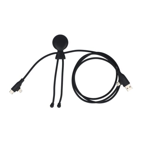 Xoopar Mr. Bio Lang 60W PD Multi-Ladekabel 1.2 Meter Schwarz | ohne Werbeanbringung | Nicht verfügbar | Nicht verfügbar