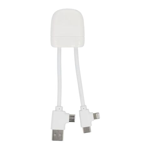 Xoopar ICE-B Multi-Ladekabel Weiss | 1-farbiger Tampondruck | Seite 2 | 20 mm x 20 mm