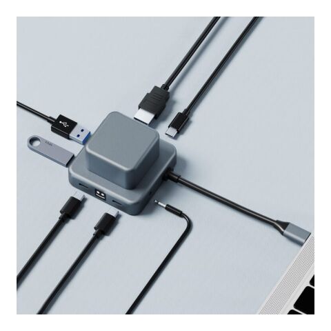 Xoopar GRS Cubbi Hub Dunkelgrau | ohne Werbeanbringung | Nicht verfügbar | Nicht verfügbar | Nicht verfügbar