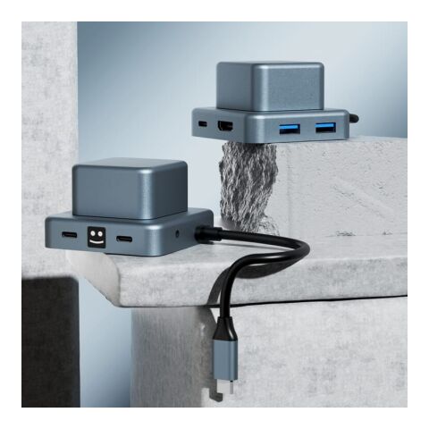 Xoopar GRS Cubbi Hub Dunkelgrau | ohne Werbeanbringung | Nicht verfügbar | Nicht verfügbar | Nicht verfügbar