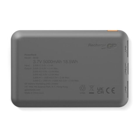 GP B+ Serie Powerbank 5000 mAh Schwarz | ohne Werbeanbringung | Nicht verfügbar | Nicht verfügbar