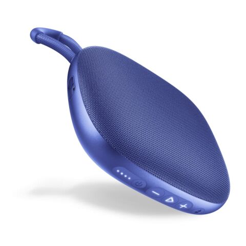 Fresh n Rebel Bold S3 wasserdichter Bluetooth-Lautsprecher Blau Weiss | Digital Transferdruck | Oberseite | 40 mm x 40 mm