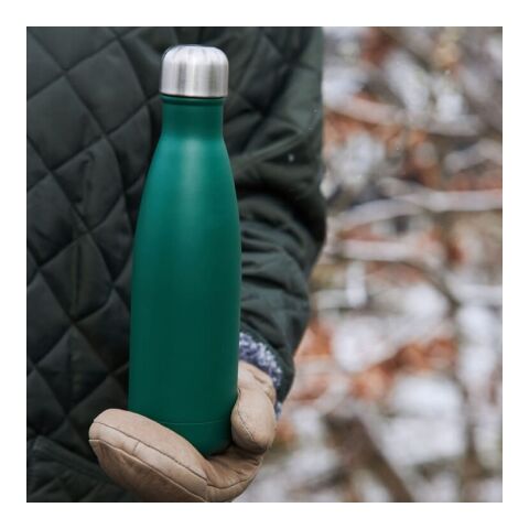 Sagaform Nils Stahlflasche Pulverbeschichtet 500ml Dunkelgrün | ohne Werbeanbringung | Nicht verfügbar | Nicht verfügbar | Nicht verfügbar