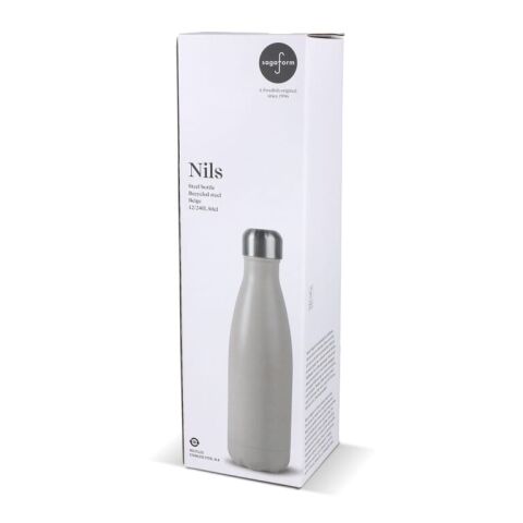 Sagaform Nils Stahlflasche Pulverbeschichtet 500ml Beige | ohne Werbeanbringung | Nicht verfügbar | Nicht verfügbar | Nicht verfügbar