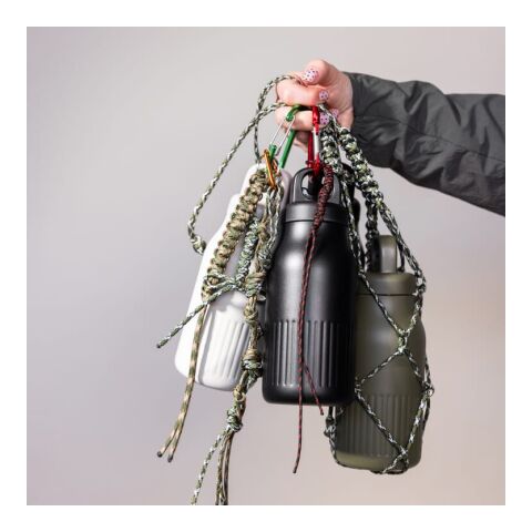 Sagaform Truls Stahlisolierflasche mit praktischem Klickverschluss (recycelt) 500 ml schwarz | ohne Werbeanbringung | Nicht verfügbar | Nicht verfügbar