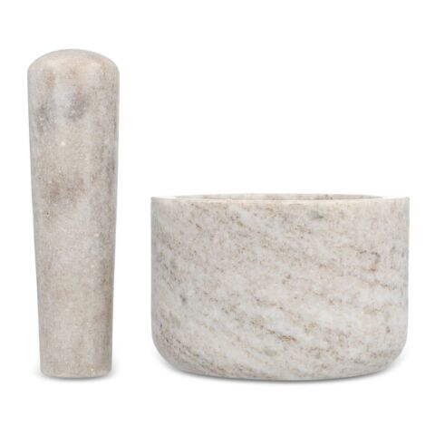 Sagaform Stein Travertin Marmormörtel Beige | 1-farbiger Tampondruck | Seite 1 | 50 mm x 40 mm
