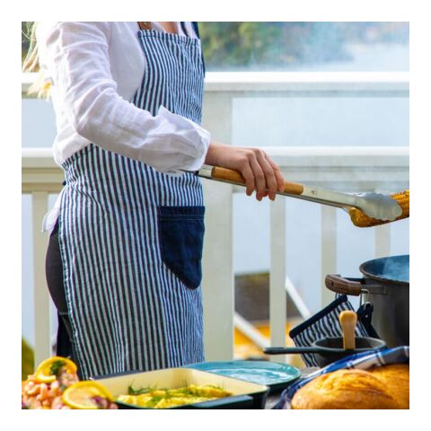 Lord Nelson Victory Schürze mit Streifen Dunkelblau-Weiss | ohne Werbeanbringung | Nicht verfügbar | Nicht verfügbar