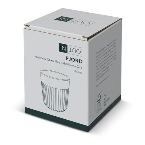 InSideOut All Black Premium-Becher Fjord 280 ml Schwarz | Gravur | rundum | 275 mm x 23 mm