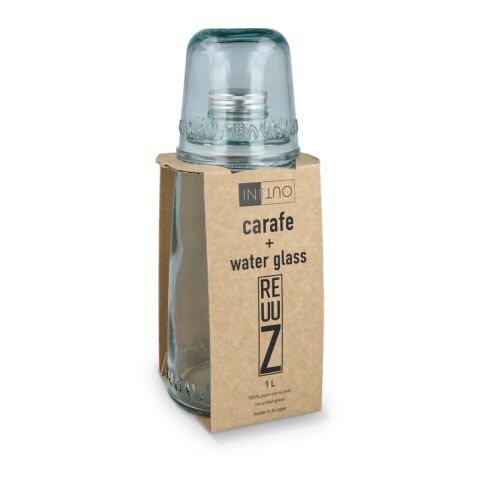 InSideOut Recyceltes Glas-Getränkeset ReuuZ 1 l Transparent