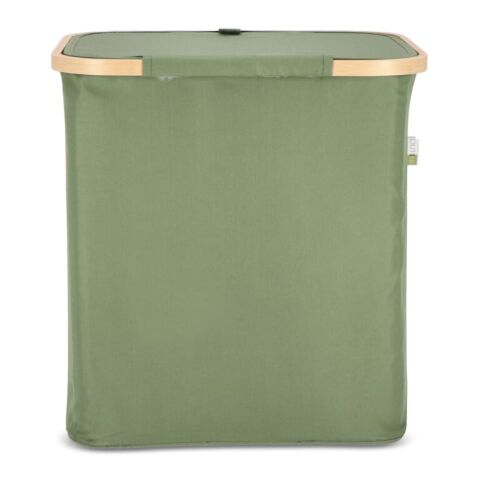 InSideOut faltbarer Korb mit Deckel Sogne 40,5 x 33 x 42cm Olivgrün | ohne Werbeanbringung | Nicht verfügbar | Nicht verfügbar