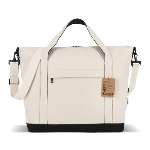 InSideOut Reuuz Canvas Reisetasche 32 x 60 x 20 cm Beige-Schwarz