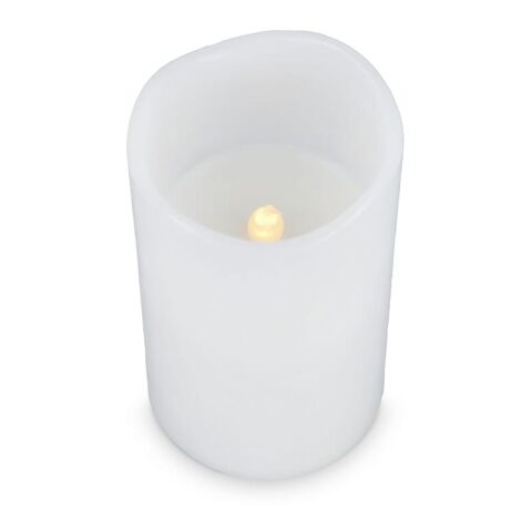 Koselys 3-teiliges LED-Kerzen-Set (batteriebetrieben) Creme | Digitaldruck | Kerze 3 | 25 mm x 140 mm
