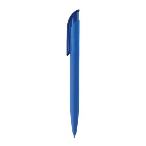 Kugelschreiber Modell Atlas Soft-Touch Blau / Weiss | 1-farbiger Tampondruck | Clip | 30 mm x 8 mm | Nicht verfügbar