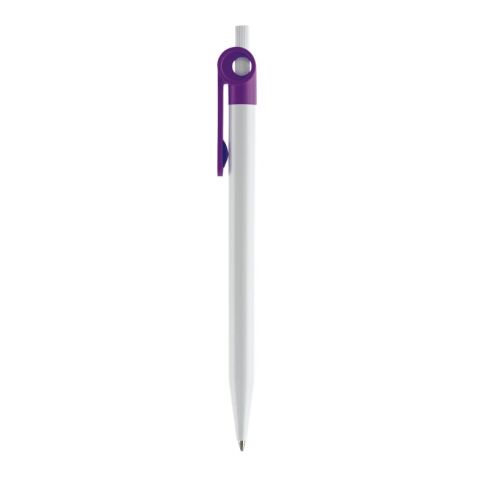 Kugelschreiber Futurepoint Hardcolour Weiss-Transparent Violett | 1-farbiger Siebdruck | in Verlängerung vom Clip | 50 mm x 25 mm | Nicht verfügbar